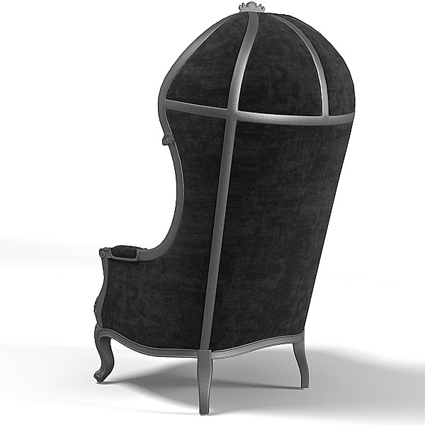 enzo armchair modani 3d model - Enzo Armchair Modani french porters high tall armchair by archstyle